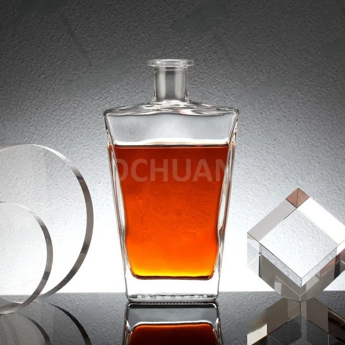 700ml Clear Whiskey Glass Bottle price