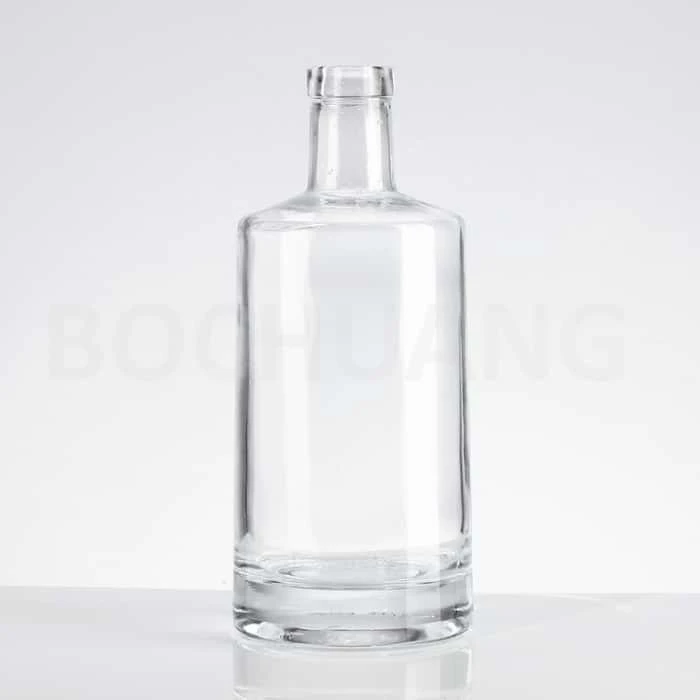 750ml Transparent Glass Spirit Bottles factory