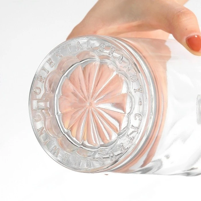 Thick Bottomed Glass Liquor Bottles high quality